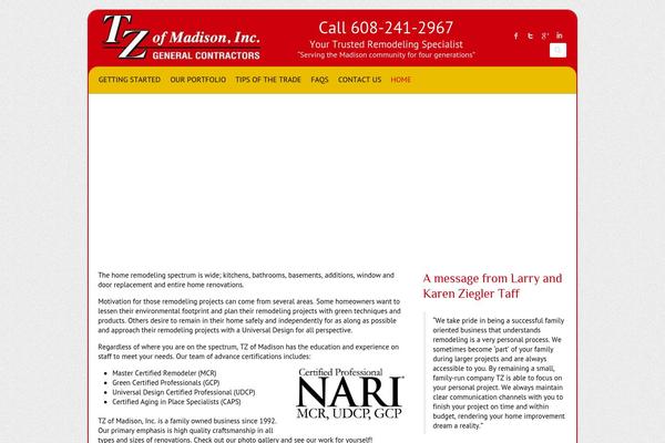 Attitude Pro theme site design template sample