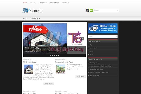 Classic theme site design template sample