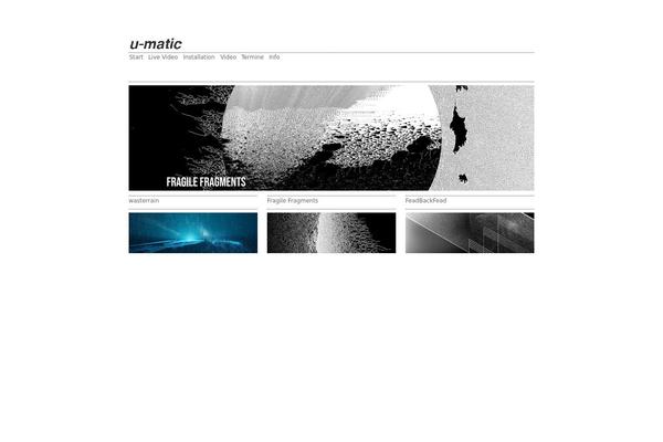 Frost theme site design template sample