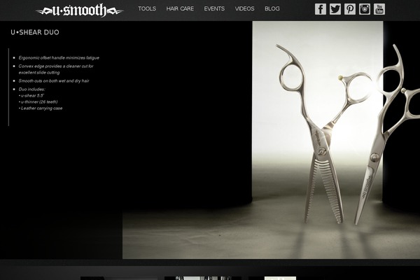 u-smooth.com site used Theme1618