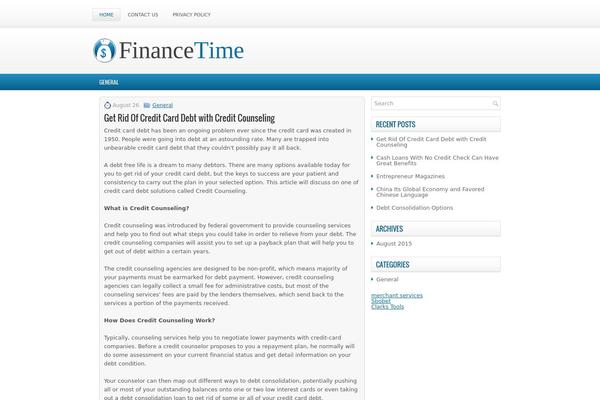 Financetime theme site design template sample