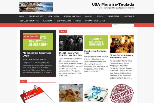 Site using MailPoet Newsletters plugin