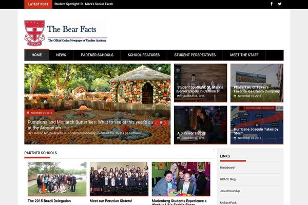 Site using Display Authors Widget plugin