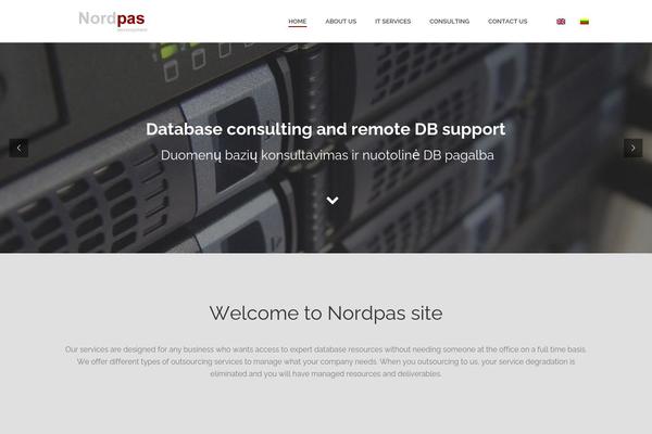 Jupiter Child theme site design template sample