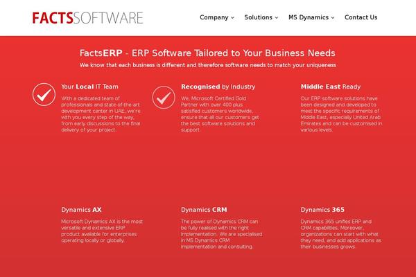 Envision theme site design template sample