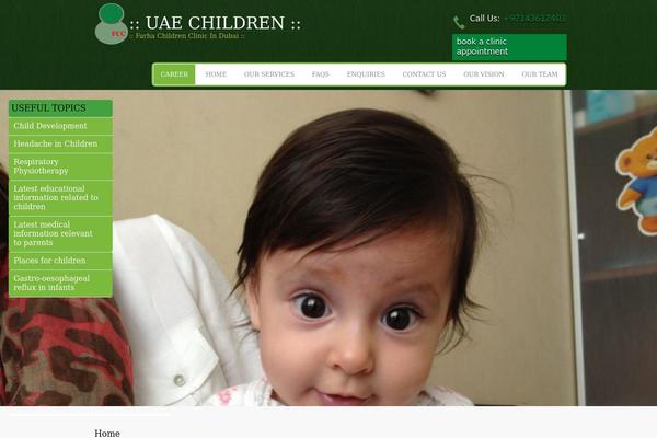 uaechildren.com site used MediCenter