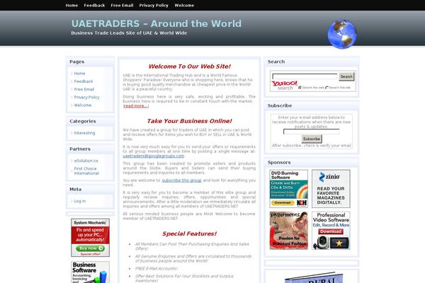Site using Elegant Subscription Popup plugin