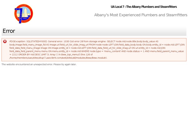 ualocal7.org site used H2h