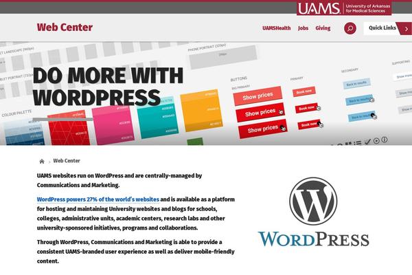 uamsonline.com site used Uams-2016