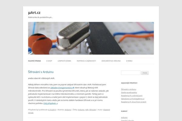 Site using Organize Series plugin