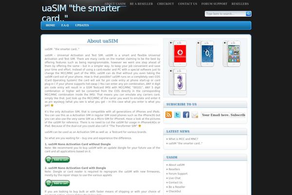 uasim.com site used Smash