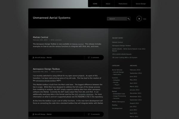 Piano Black theme site design template sample