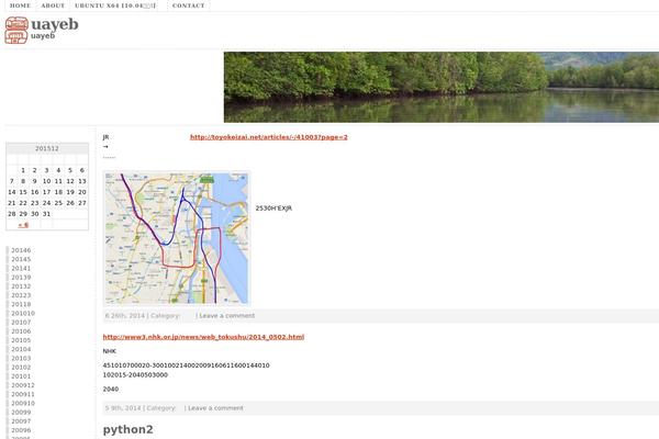 Site using Collapsing Pages plugin