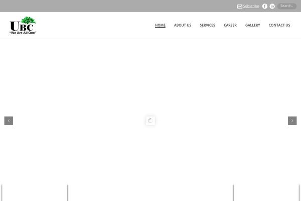 Jupiter Child theme site design template sample