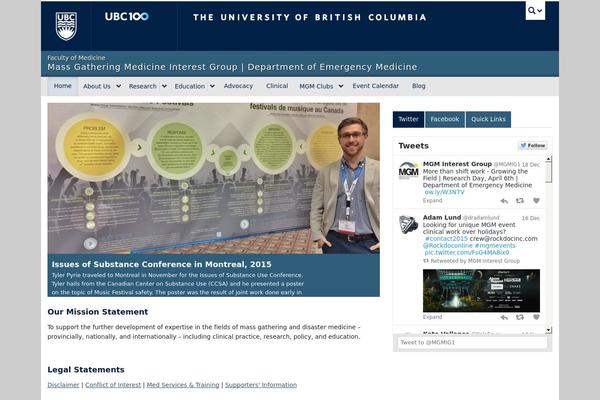 ubcmgm.ca site used Wp-hybrid-clf