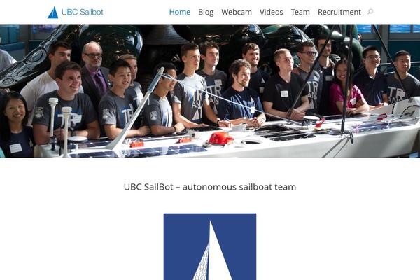 ubcsailbot.org site used Divi_old