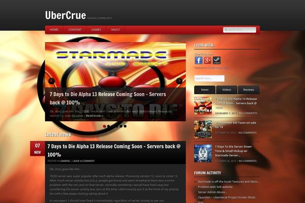 GamePress theme site design template sample