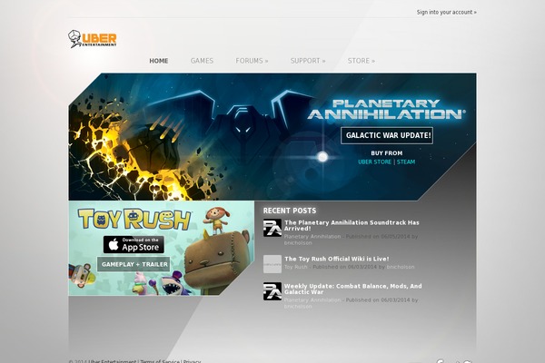 uberent.com site used Craft-wp