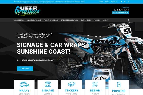 Infinite theme site design template sample