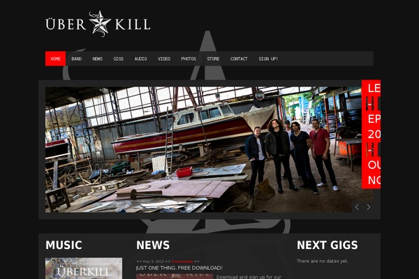 Soundboard theme site design template sample