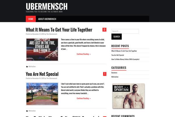 Hiero theme site design template sample