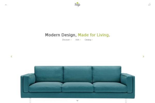 Hip theme site design template sample