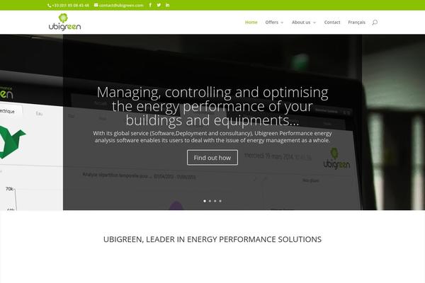 Site using Divi-mega-menu plugin