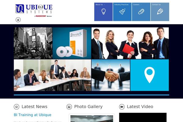 Site using Crumina-page-slider plugin