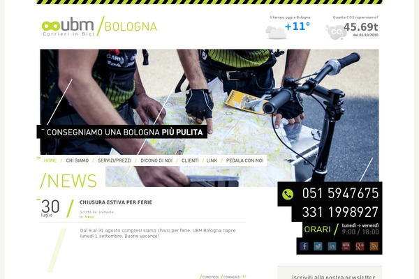 ubmbologna.it site used Ubm