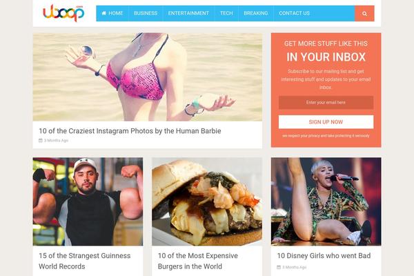 Site using WP Review plugin
