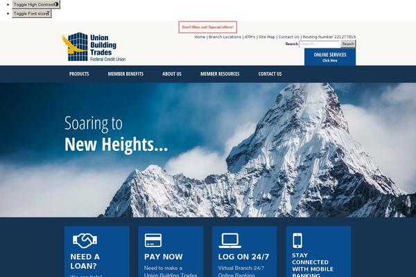 Site using WP Accessibility plugin