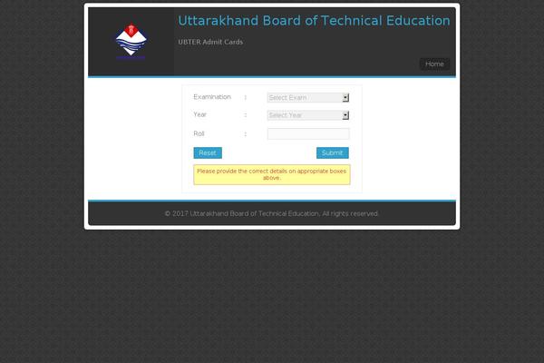 Site using Jp-students-result-system-premium plugin