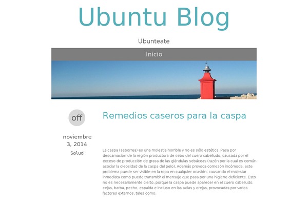 ubunteate.es site used Ice Cap