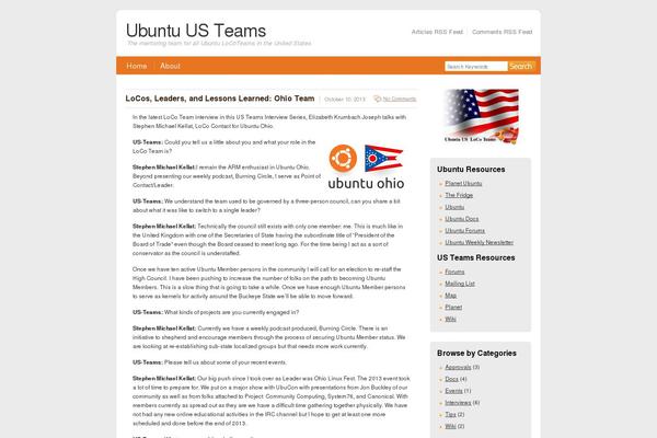 Love The Orange theme site design template sample