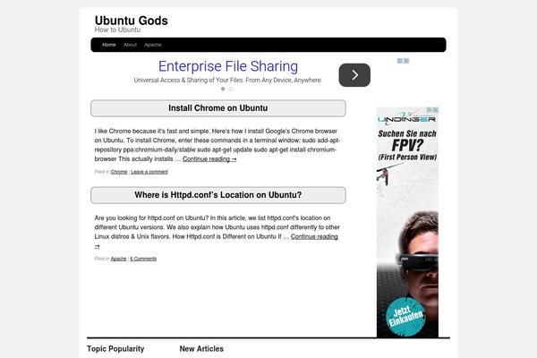 ubuntugods.com site used Tazzle