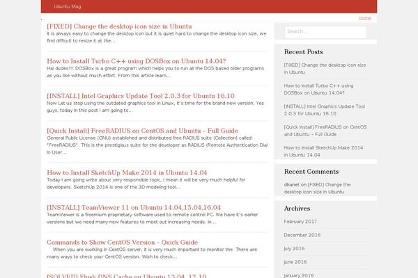ubuntumag.com site used Ubuntu