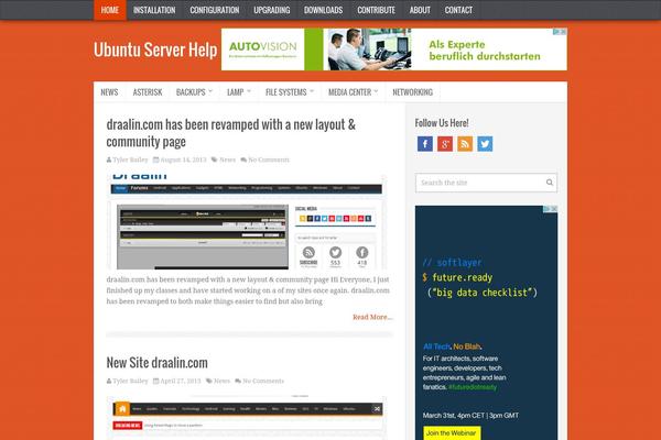 Truepixel theme site design template sample