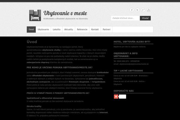 ubytovanievmeste.sk site used Simple Catch