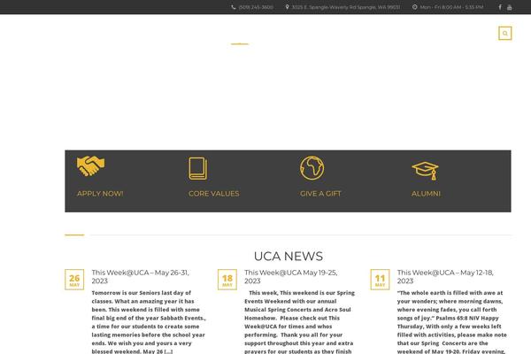 ucaa.org site used Masterstudy-child