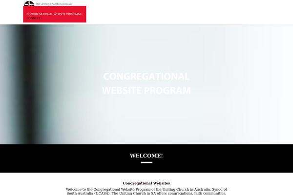The7 Child theme site design template sample