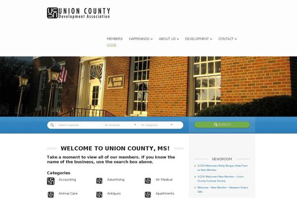 Directory theme site design template sample