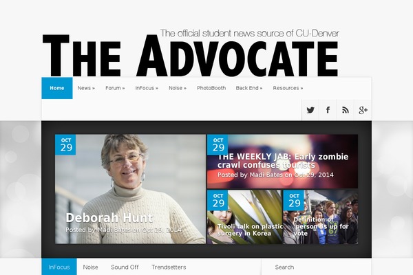 Nexus theme site design template sample