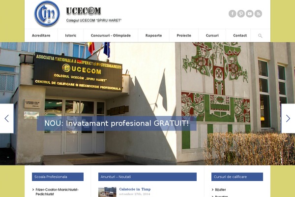 ParkCollege theme site design template sample