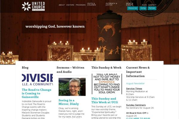 Adorechurch-child theme site design template sample