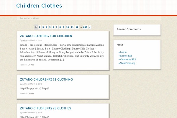 Retro-fitted theme site design template sample