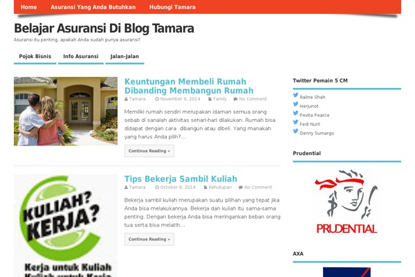 MesoColumn theme site design template sample