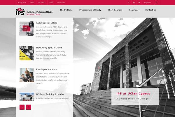 University theme site design template sample