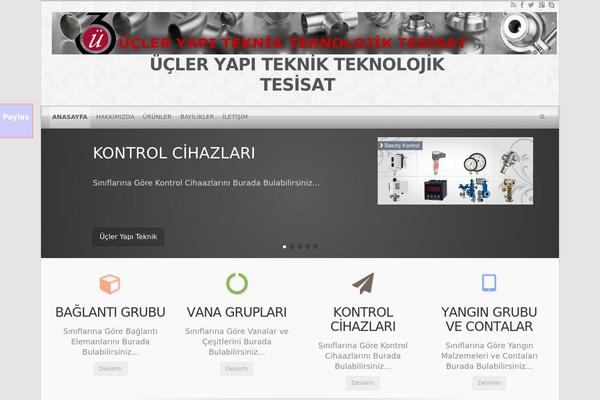 evolve theme site design template sample