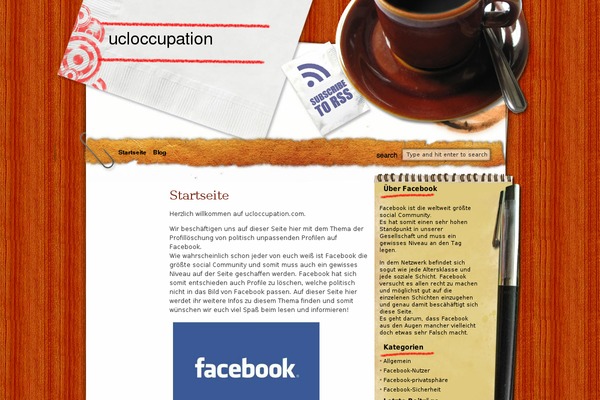 Morning Coffee theme site design template sample