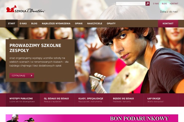 uczymymuzyki.com.pl site used Schoolfun